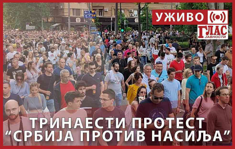 UŽIVO: TRINAESTI PROTEST 